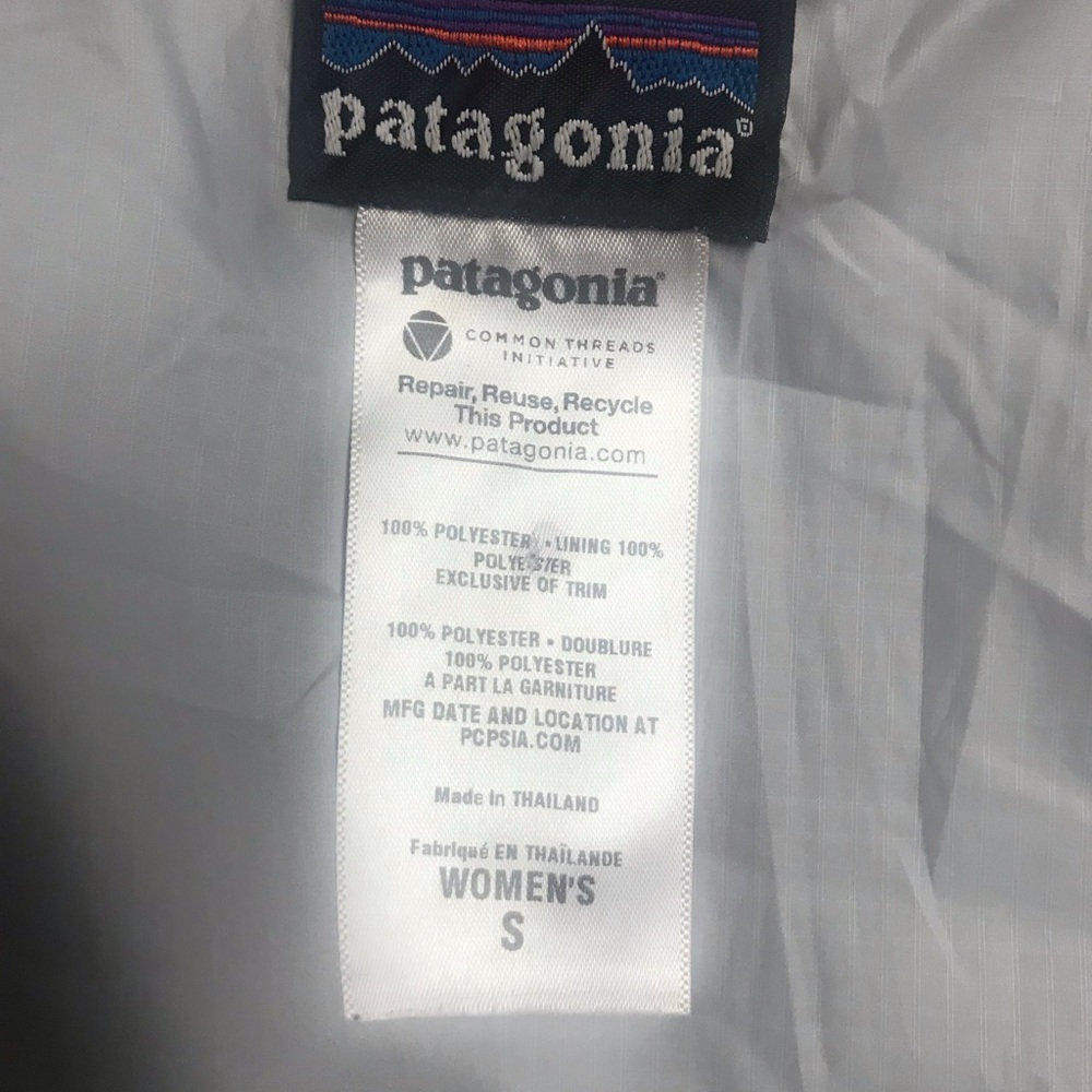 Patagonia" Pelage Gray Faux Fur Fleece Jacket - Picture 12 of 13